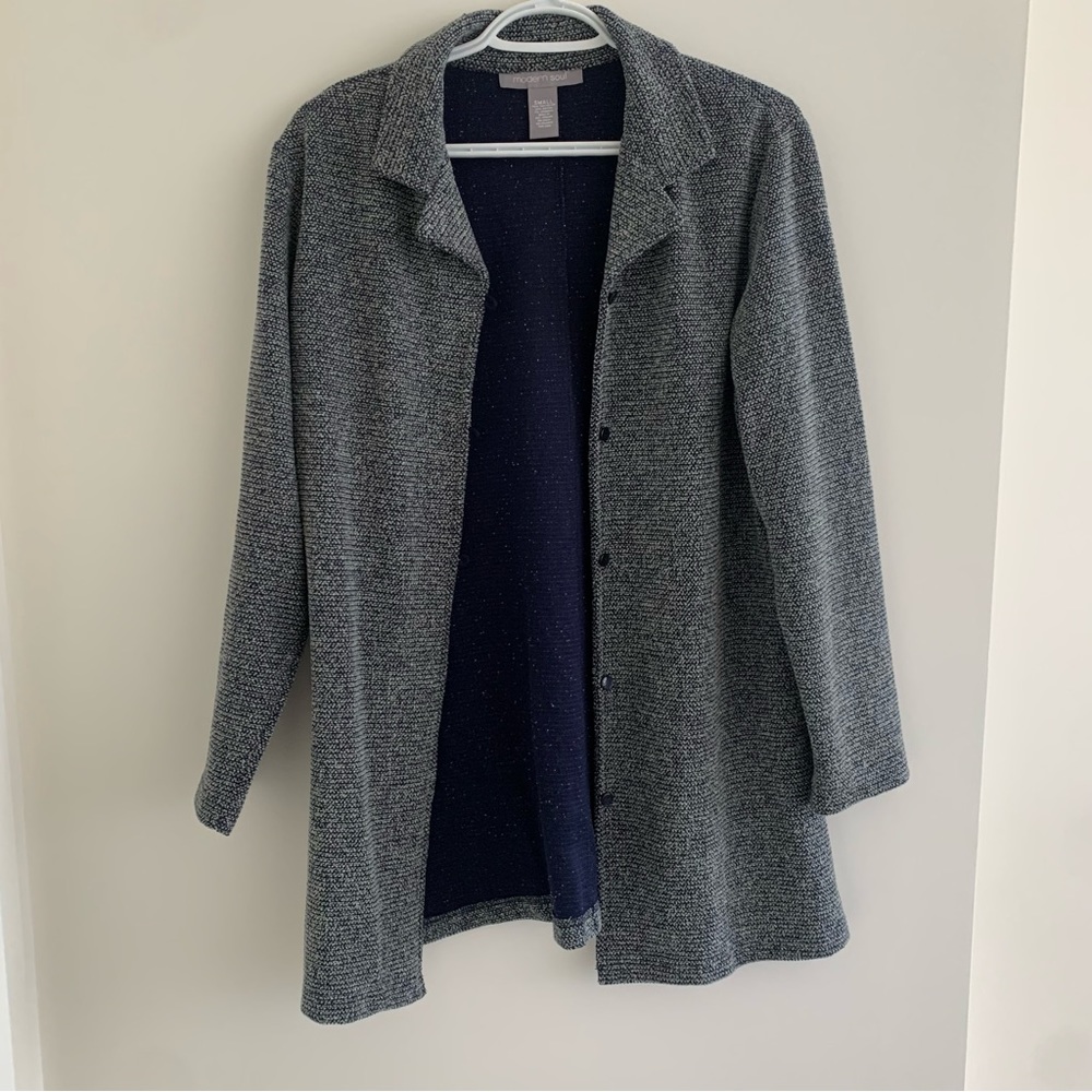 MODERN SOUL blazer jacket, navy blue
